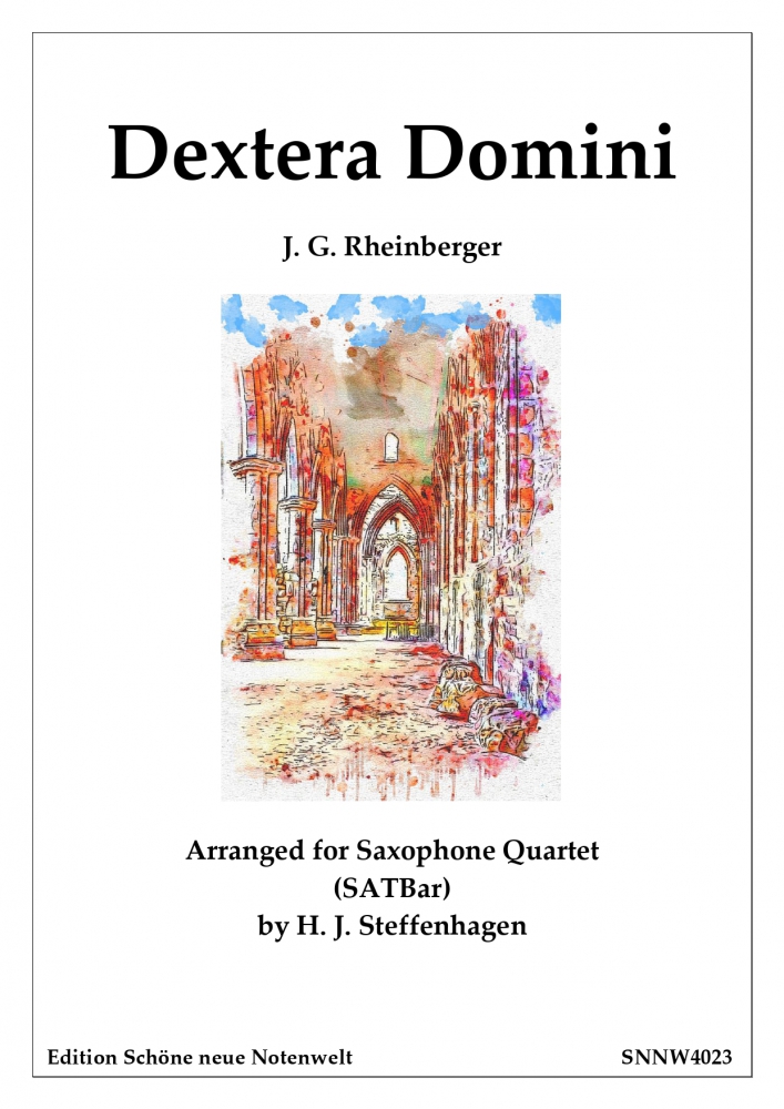 Bild 1 von J. G. Rheinberger - DEXTERA DOMINI  - Saxophone Quartet - pdf