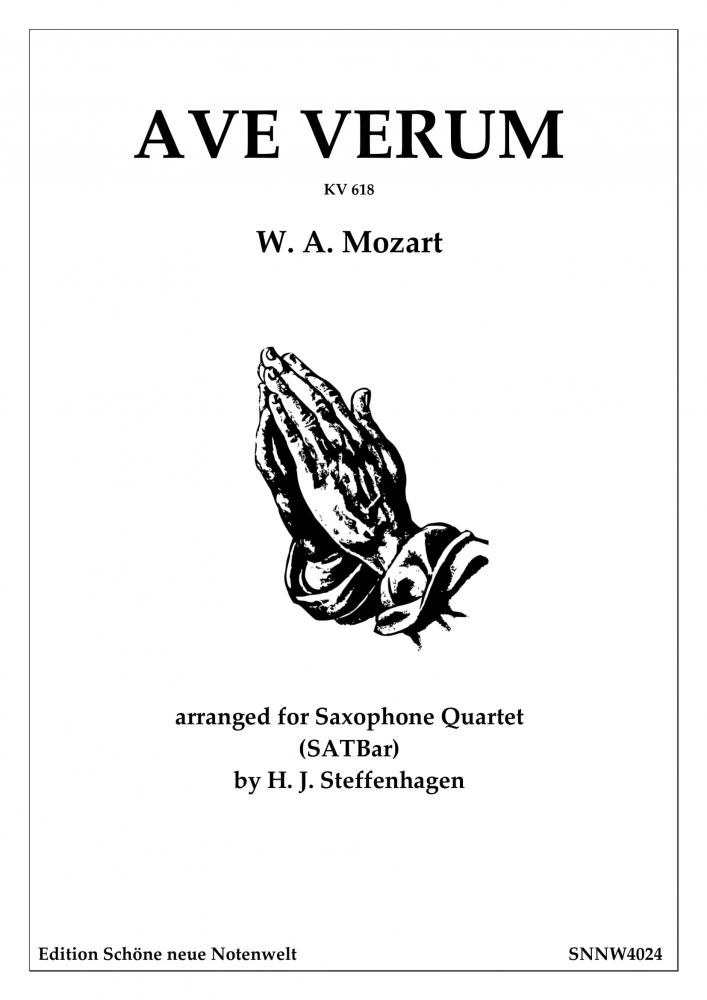 Bild 1 von W. A. Mozart - AVE VERUM  - Saxophone Quartet - pdf