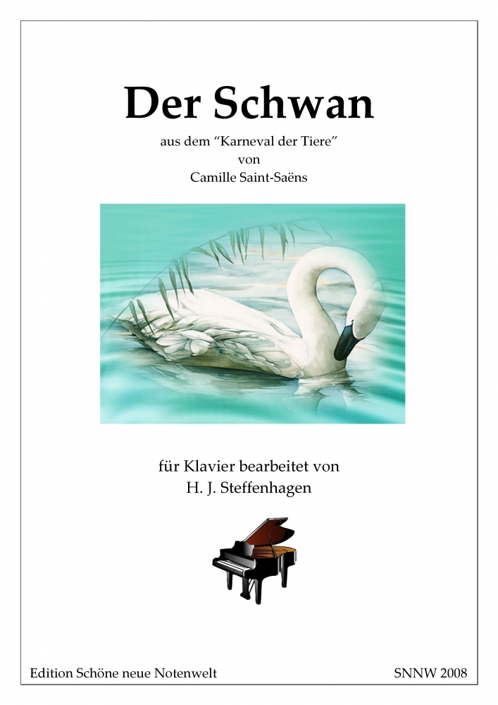 Bild 1 von Der Schwan - C. Saint-Saëns  1835 - 1921 (Piano Solo) - pdf