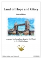 Edward Elgar - Land of Hope and Glory  - Saxophone Quartet - pdf