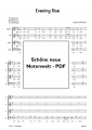 Evening Rise  (Chor-SATB) - pdf