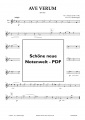 Bild 7 von W. A. Mozart - AVE VERUM  - Saxophone Quartet - pdf