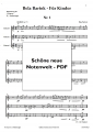 Bild 2 von Bela Bartok - Für Kinder (3 Gitarren) - pdf