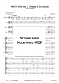 Bild 1 von We Wish You a Merry Christmas (Chor-SATB) - pdf