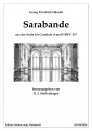 G. F. Händel - Sarabande - pdf