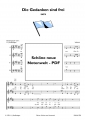 Bild 1 von Die Gedanken sind frei (Chor-SATB) - pdf