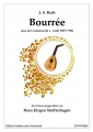 Bach - Bourrée (arr. für Gitarre) - pdf